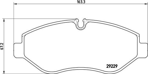 Brembo P A6 026 - Тормозные колодки, дисковые, комплект unicars.by