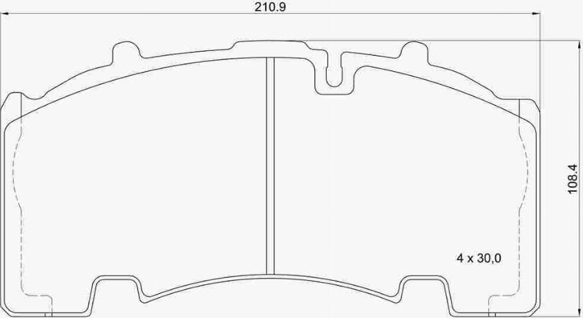 Brembo P A1 101 - Тормозные колодки, дисковые, комплект unicars.by