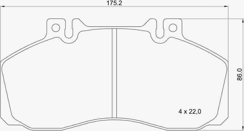 Brembo P B4 007 - Тормозные колодки, дисковые, комплект unicars.by