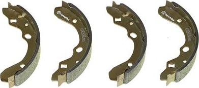 Brembo S 49 506 - Комплект тормозных колодок, барабанные unicars.by