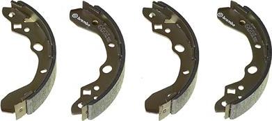 Brembo S 49 518 - Комплект тормозных колодок, барабанные unicars.by