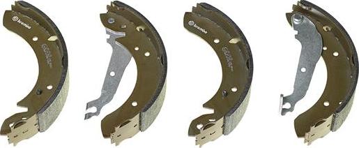 Brembo S 59 505 - Комплект тормозных колодок, барабанные unicars.by