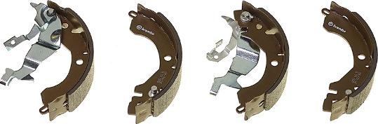 Brembo S 54 508 - Комплект тормозных колодок, барабанные unicars.by