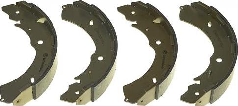 Brembo S 54 523 - Комплект тормозных колодок, барабанные unicars.by