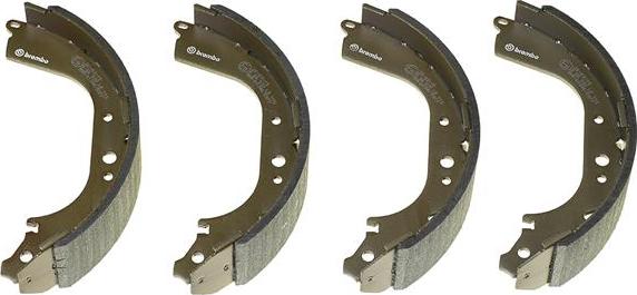 Brembo S 56 532 - Комплект тормозных колодок, барабанные unicars.by