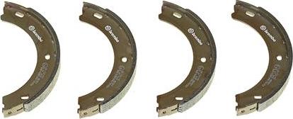 Brembo S 61 518 - Комплект тормозов, ручник, парковка unicars.by