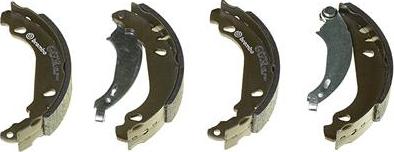 Brembo S 61 525 - Комплект тормозных колодок, барабанные unicars.by