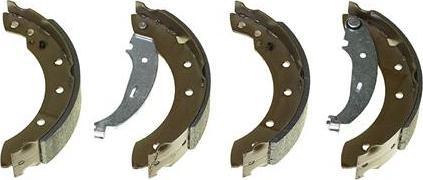 Brembo S 61 520 - Комплект тормозных колодок, барабанные unicars.by