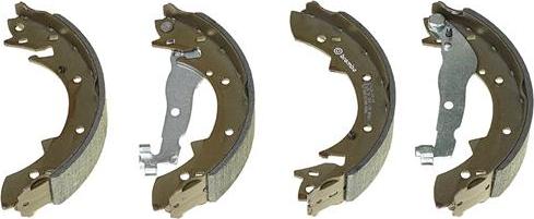 Brembo S 06 504 - Комплект тормозных колодок, барабанные unicars.by