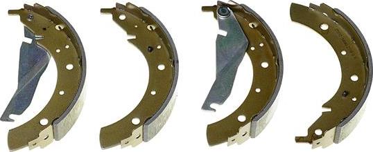 Brembo S 06 502 - Комплект тормозных колодок, барабанные unicars.by