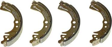 Brembo S 16 507 - Комплект тормозных колодок, барабанные unicars.by