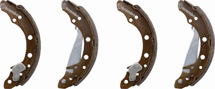 Brembo S85540N - Комплект тормозных колодок, барабанные unicars.by