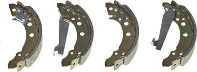 Brembo S 85 507 - Комплект тормозных колодок, барабанные unicars.by