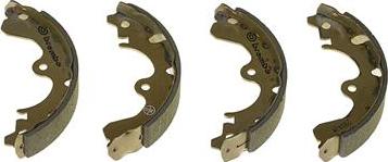 Brembo S 83 519 - Комплект тормозных колодок, барабанные unicars.by