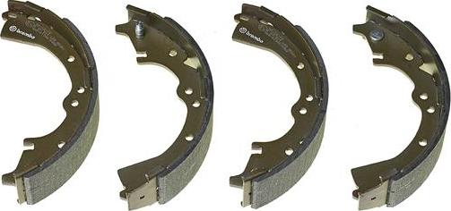 Brembo S 83 511 - Комплект тормозных колодок, барабанные unicars.by