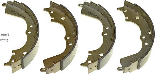 Brembo S 83 537 - Комплект тормозных колодок, барабанные unicars.by