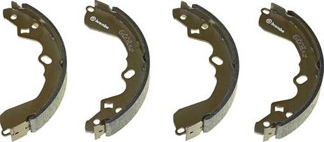 Brembo S 30 508 - Комплект тормозных колодок, барабанные unicars.by