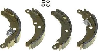 Brembo S 24 510 - Комплект тормозных колодок, барабанные unicars.by