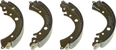 Brembo S 28 502 - Комплект тормозных колодок, барабанные unicars.by