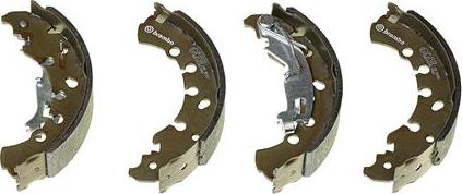 Brembo S 23 555 - Комплект тормозных колодок, барабанные unicars.by