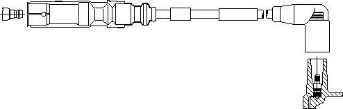Bremi 162F65 - Провод зажигания unicars.by