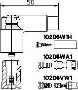 Bremi 10206VW1 - Вилка, распределитель зажигания unicars.by