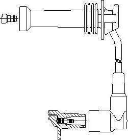 Bremi 8A17/15 - Провод зажигания unicars.by