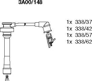 Bremi 3A00/148 - Комплект проводов зажигания unicars.by