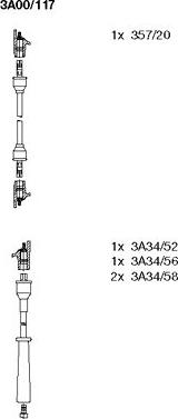 Bremi 3A00/117 - Комплект проводов зажигания unicars.by