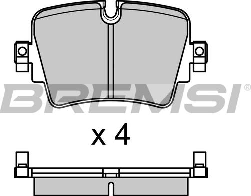 Jaguar C2D60941 - Тормозные колодки, дисковые, комплект unicars.by