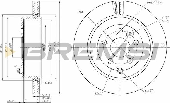 Bremsi CD7609V - Тормозной диск unicars.by