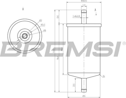 Bremsi FE0397 - Топливный фильтр unicars.by