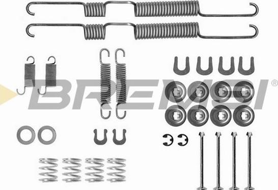 Bremsi SK0698 - Комплектующие, барабанный тормозной механизм unicars.by