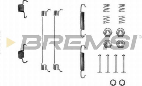 Bremsi SK0651 - Комплектующие, барабанный тормозной механизм unicars.by