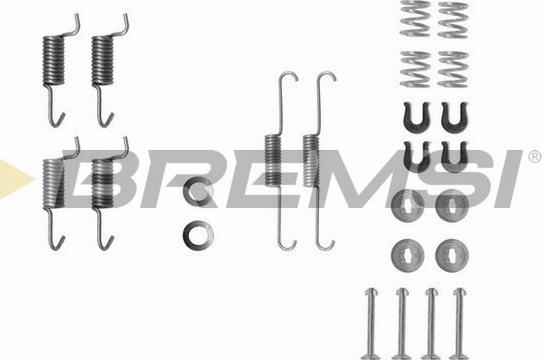 Bremsi SK0788 - Комплектующие, барабанный тормозной механизм unicars.by