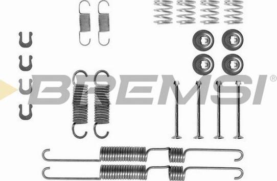 Bremsi SK0738 - Комплектующие, барабанный тормозной механизм unicars.by