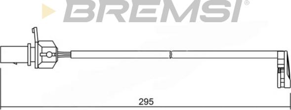 Bremsi WI0723 - Сигнализатор, износ тормозных колодок unicars.by