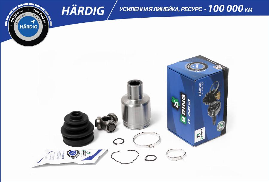 B-RING HBIC3802 - Шарнирный комплект, ШРУС, приводной вал unicars.by