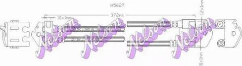 Brovex-Nelson H5627 - Тормозной шланг unicars.by