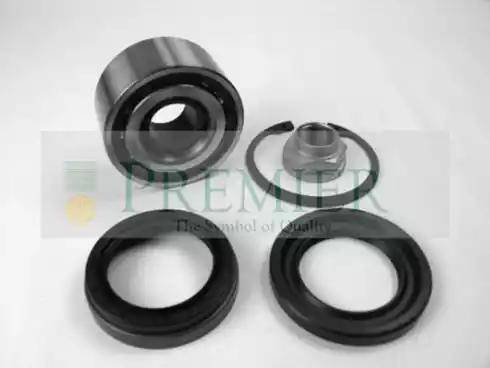 BRT Bearings BRT1009 - Комплект подшипника ступицы колеса unicars.by