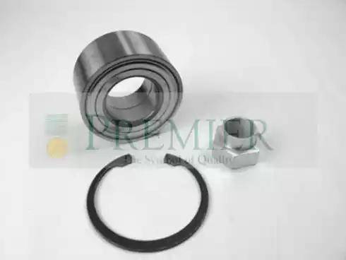 BRT Bearings BRT1006 - Комплект подшипника ступицы колеса unicars.by