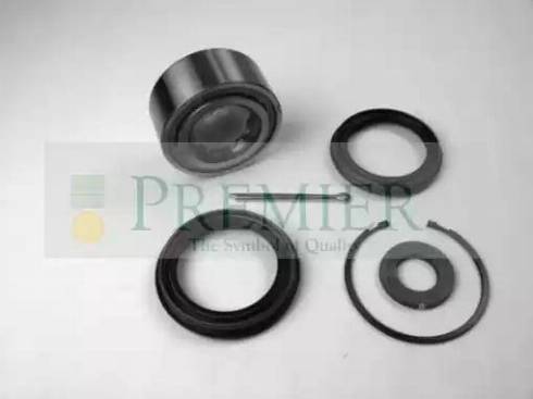 BRT Bearings BRT1276 - Комплект подшипника ступицы колеса unicars.by