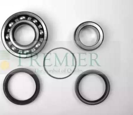 BRT Bearings BRT1271 - Комплект подшипника ступицы колеса unicars.by