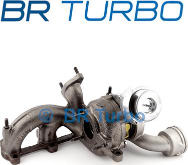 BR Turbo 54399880023RS - Турбина, компрессор unicars.by