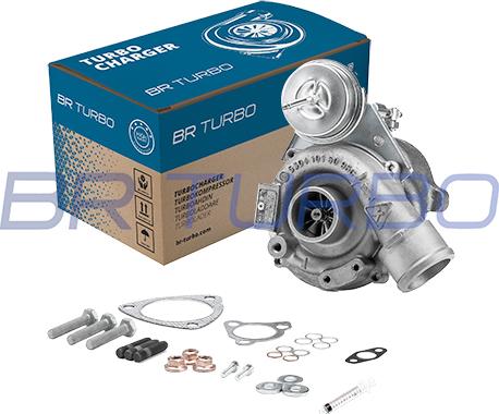 BR Turbo 53039880029RSM - Турбина, компрессор unicars.by