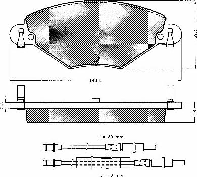 Magneti Marelli 363700209103 - Тормозные колодки, дисковые, комплект unicars.by