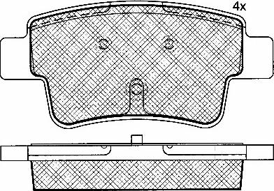 FTE 9005082 - Тормозные колодки, дисковые, комплект unicars.by