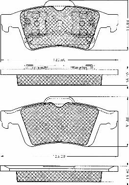 Roadhouse 2842,3 - Тормозные колодки, дисковые, комплект unicars.by