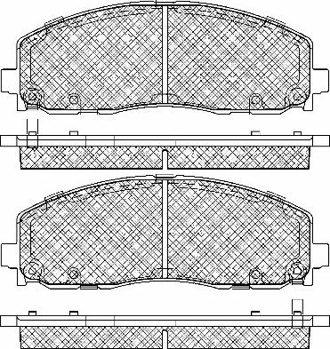 BENDIX 511051 - Тормозные колодки, дисковые, комплект unicars.by