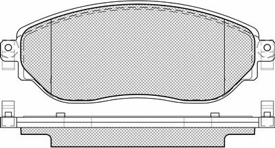 Ferodo FDB4840 - Тормозные колодки, дисковые, комплект unicars.by